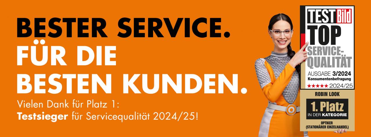 Robin Look ist Testsieger im Bereich Servicequalität!