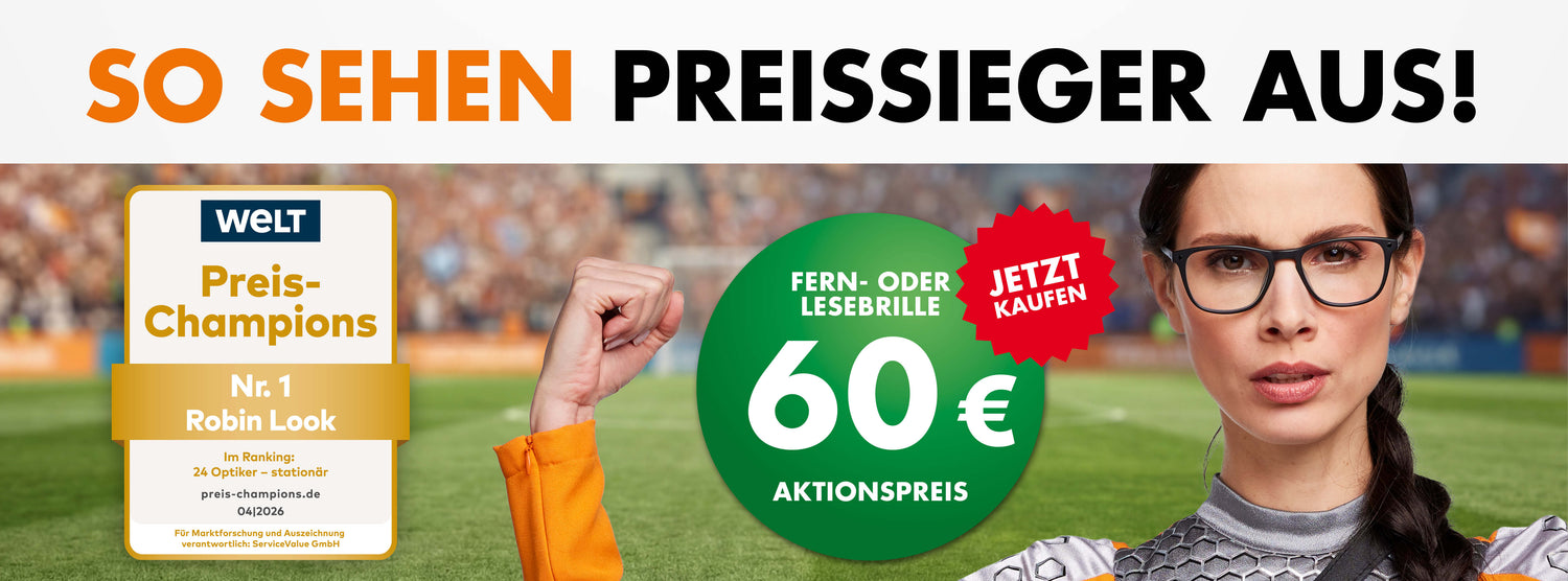 Robin Look - Der unverschämt günstige Optiker