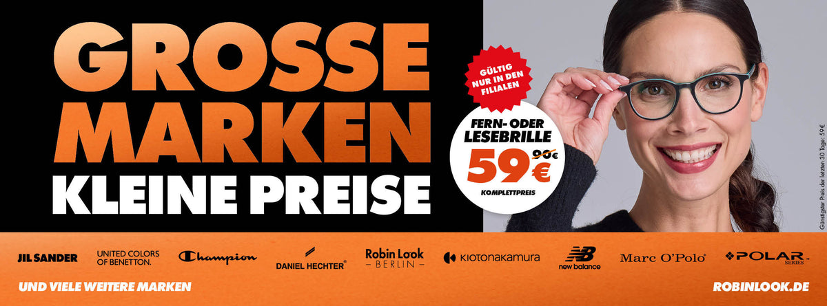 Robin Look - Der unverschämt günstige Optiker