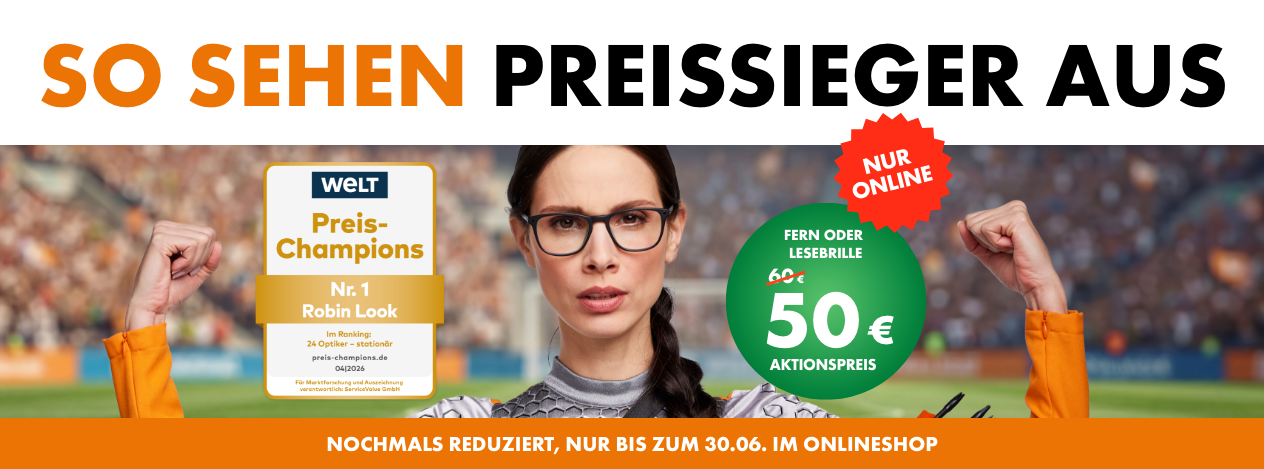 Robin Look - Der unverschämt günstige Optiker
