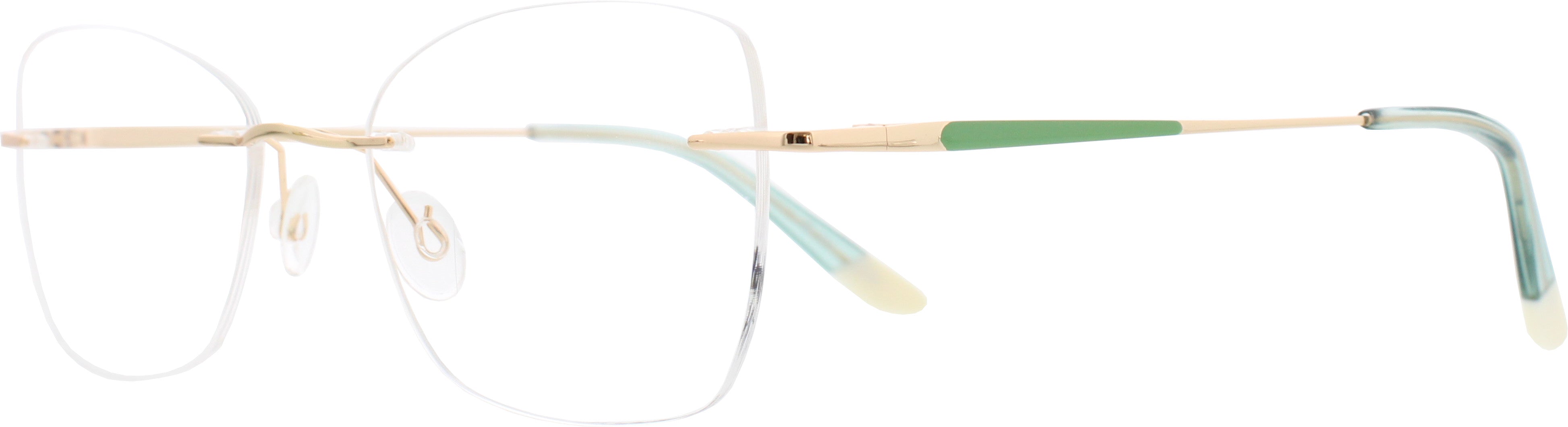 Robin Look 120 randlos gold grün