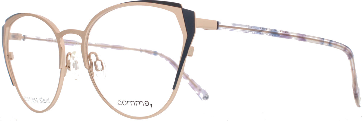 Comma 70162 roségold blau