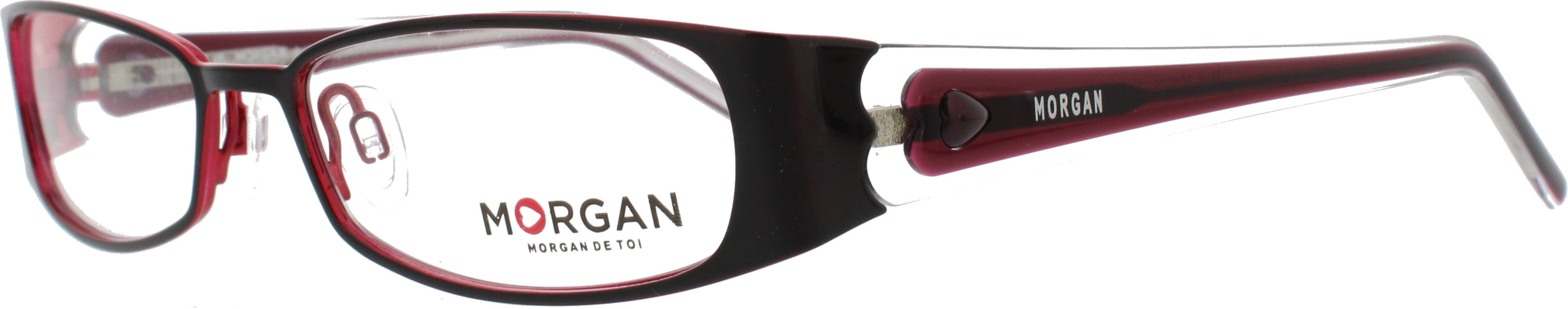 Morgan 203076 schwarz rot