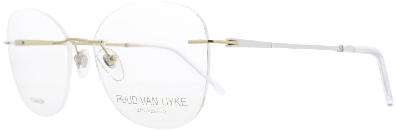 Ruud van Dyke 1246 randlos gold weiß