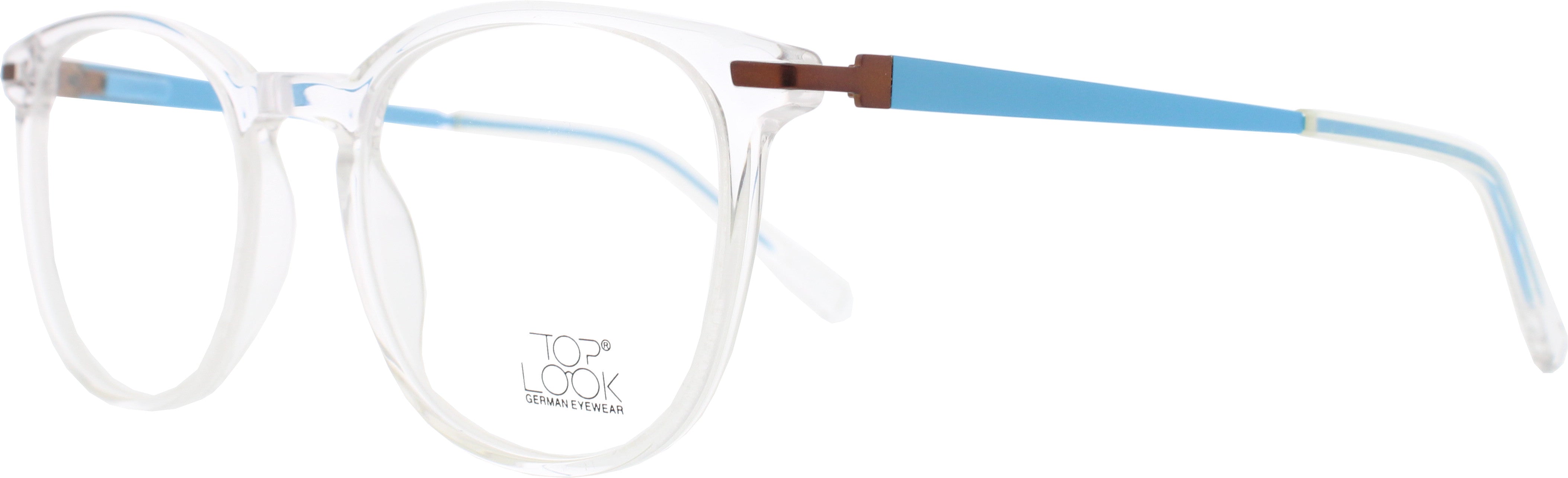 Top Look 57208 transparent blau