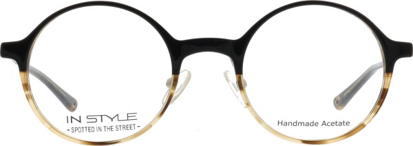 Kleine runde Kunststoffbrille für Damen und Herren von der Marke In Style 