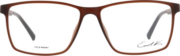Klassische Kunststoffbrille für Herren in der Farbe braun