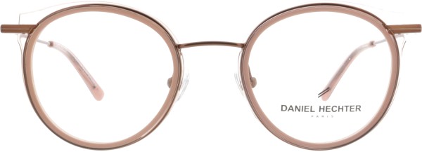 Außergewöhnliche Damenbrille von der Marke Daniel Hechter in transparentem Roseton