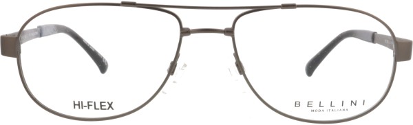 Flexible Herrenbrille aus Metall in der Farbe grau