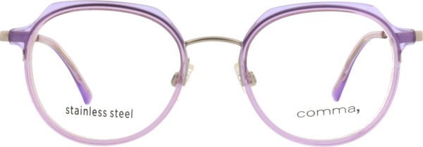 Stylische Brille für Damen in einem farbenfrohen Lila von der Marke comma!