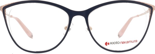 Besondere große Brille für Damen in einer Schmetterlingsform in der Farbe blau