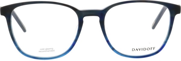 Flotte Brille für Herren und Damen aus dem Hause Davidoff in schwarz blau