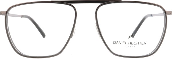 Angesagte Herrenbrille mit Doppelsteg von der Marke Daniel Hechter in silber