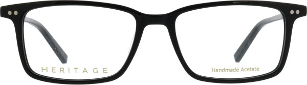 Klassisch edle Kunststoffbrille von der Marke Heritage für Herren in schwarz