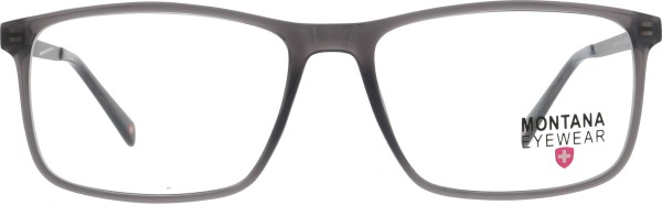 Klassische Kunststoffbrille für Herren von der Marke Montana in der Farbe grau