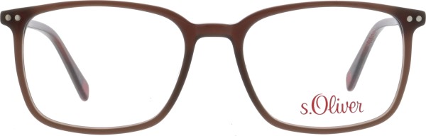 Klassische Kunststoffbrille für Damen von der Marke s.Oliver in der Farbe braun