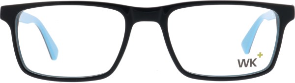 Klassische Kunststoffbrille in der Farbe blau für Damen und Herren