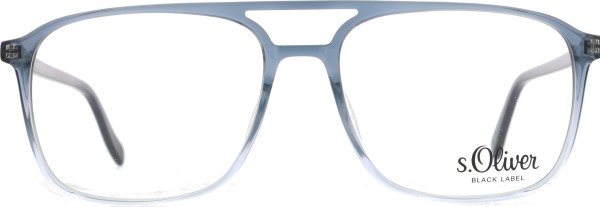 Stylische Kunststoffbrille in trendiger Pilotenform für Herren von der Marke s.Oliver