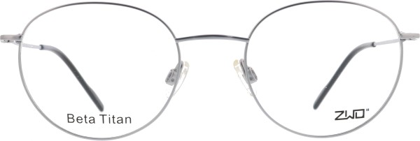 Ultraleichte Titanbrille für Damen und Herren in der Farbe silber