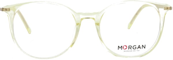 Hübsche Damenbrille von der Marke Morgan in einem sonnigen Gelb