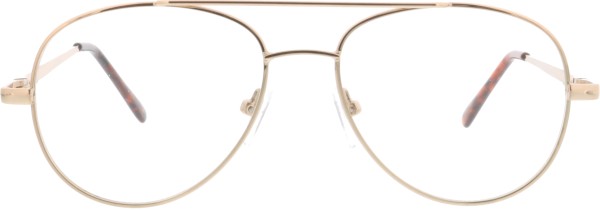 Trendige Damenbrille in Pilotenform von der Marke Sunoptic in gold