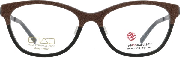 Außergewöhnliche Damenbrille von der Marke Enzzo in Steinoptik