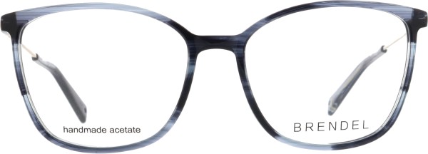 Hochwertige Kunststoffbrille von der Marke Brendel für Damen in der Farbe grau blau