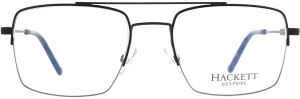 Klassische Herrenbrille aus Metall von der Marke Hackett London in der Farbe schwarz