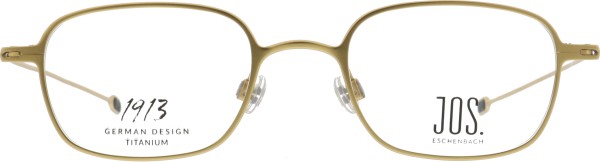 Hübsche kleine Retrobrille aus Titan für Damen und Herren in der Farbe gold