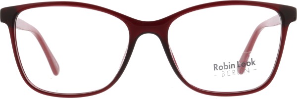 Stilvolle Kunststoffbrille für Damen in rot aus der Robin Look Kollektion