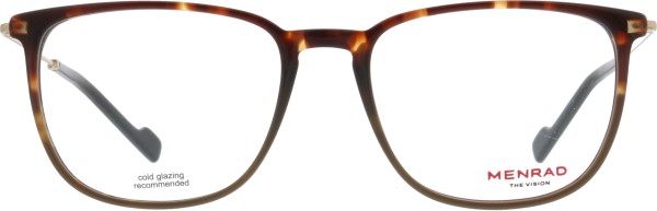 Moderne Kunststoffbrille für Damen und Herren in der Farbe braun und grau