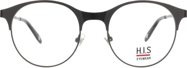 Tolle runde Brille für Damen und Herren von HIS in der Farbe grau