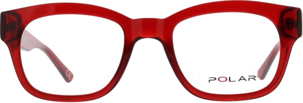 Auffällige Acetatbrille für Damen und Herren in einem leuchtenden Rot aus der Polar Eco Line