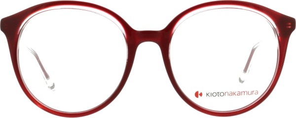 Besondere Brille für Damen von der Marke Kiotonakamura in rot
