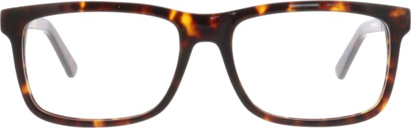 Klassische Herrenbrille in rechteckiger Form von Sunoptic in der Farbe havanna braun