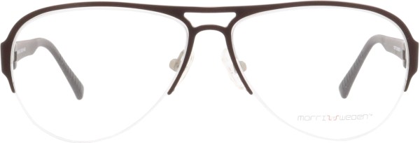 Stylische Herrenbrille in Pilotenform in der Farbe rotbraun