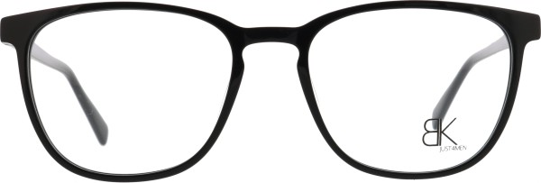 Modische große Kunststoffbrille für Herren in der Farbe schwarz