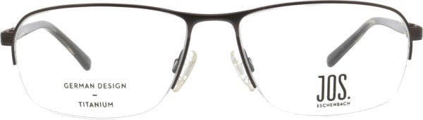 Klassische Herren-Nylorbrille aus Titan von der Marke Eschenbach in braun