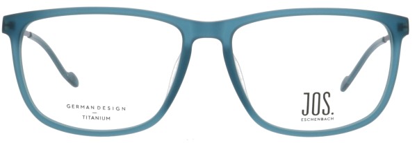Klassische Herrenbrille aus Kunststoff von der Marke Eschenbach in der Farbe blau-grün