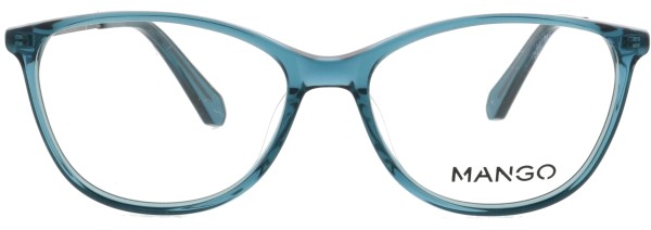 Hübsche Damenbrille von Mango in transparentem blau 