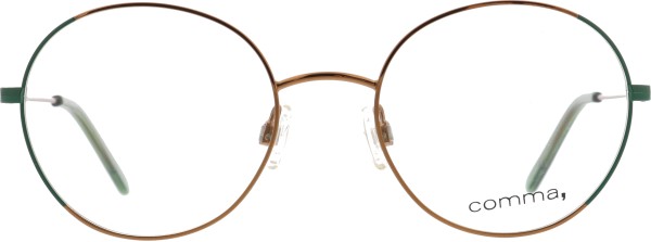 Stylische runde Brille von der Marke Comma für Damen aus Metall