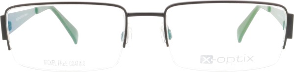 Flotte Herren-Nylorbrille aus Metall in der Farbe schwarz