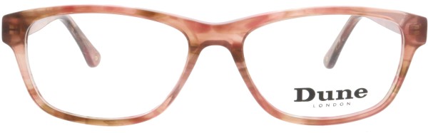 Moderne Damenbrille von der Marke Dune London in der Farbe rosé