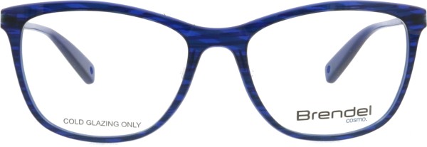 Wunderschöne Damenbrille in einer Schmetterlingsform in blau