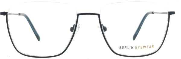 Große raffinierte Brille für Damen und Herren von der Marke Berlin Eyewear in blau