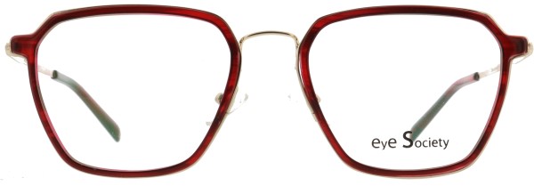 Coole trendige Kunststoffbrille für Damen in der Farbe rot