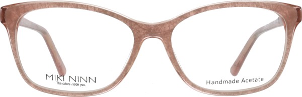 Weibliche Kunststoffbrille für Damen von der Marke Miki Ninn in der Farbe rosé