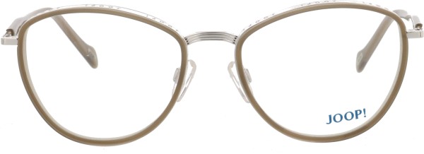 elegante JOOP Damen Kunststoffbrille in braun silber 82052