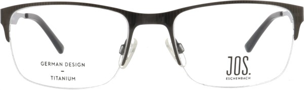 Klassische Herren Halbrandbrille aus Metall von Eschenbach in der Farbe grau