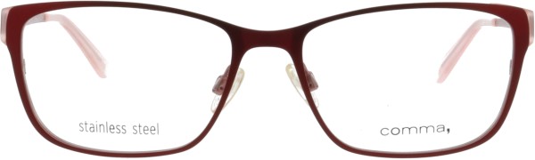 Hübsche trendige Damenbrille von der Marke Comma in einem knalligen Rot